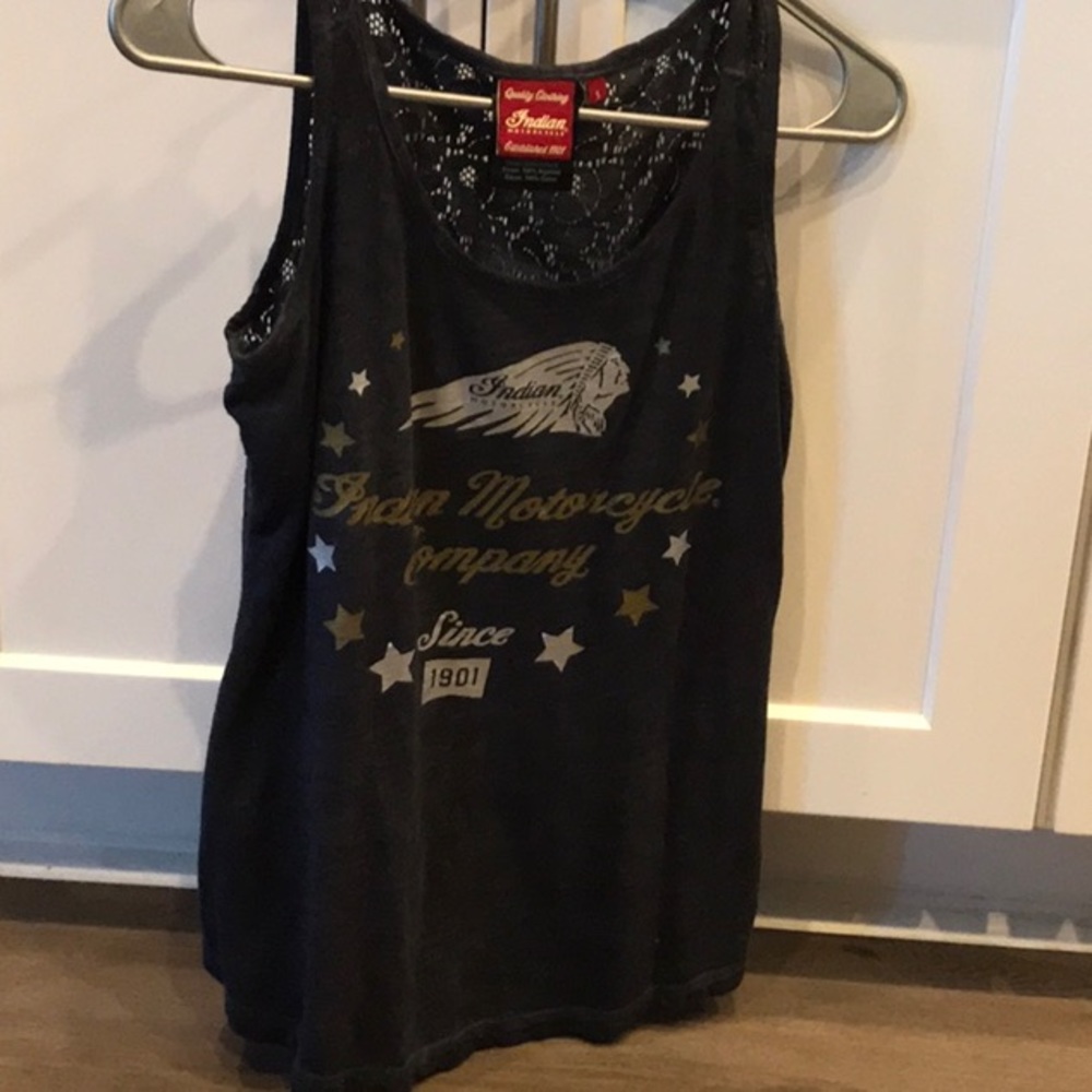 Indian Motorcycle tank top.   Other Indian tops also for sale.